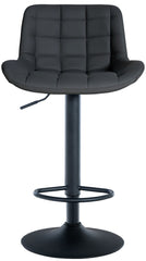 Barhocker Tover Kunstleder - schwarz