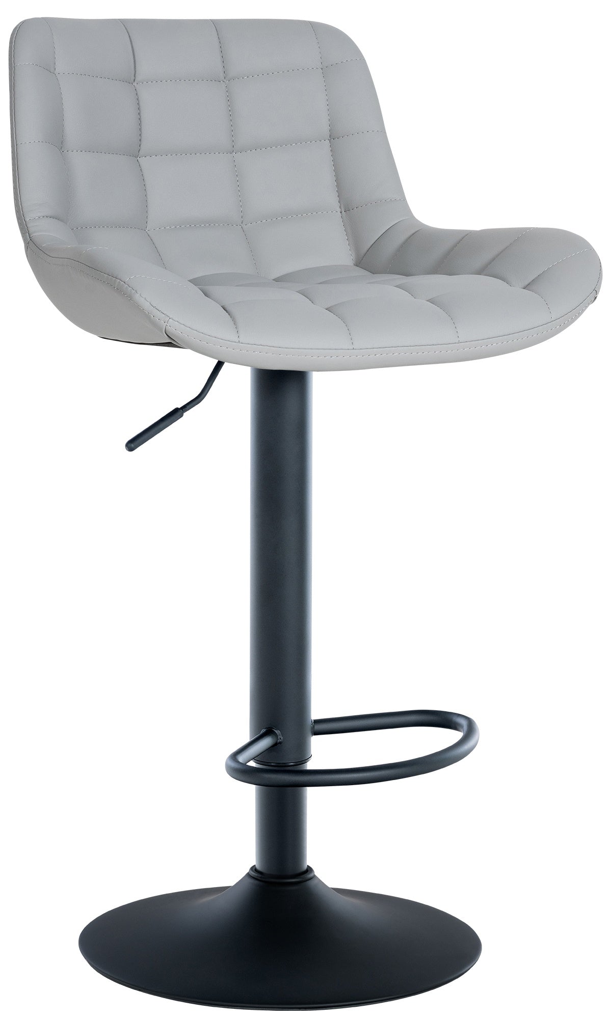 Barhocker Tover Kunstleder - grau