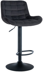Barhocker Tover Samt - schwarz