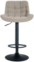2er Set Barhocker Tover Stoff - taupe