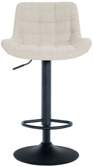 2er Set Barhocker Tover Stoff - creme