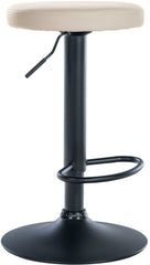 Barhocker Ponte Kunstleder schwarz - creme