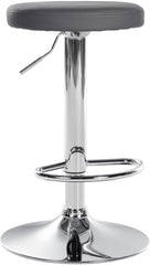 Barhocker Ponte Kunstleder chrom - grau