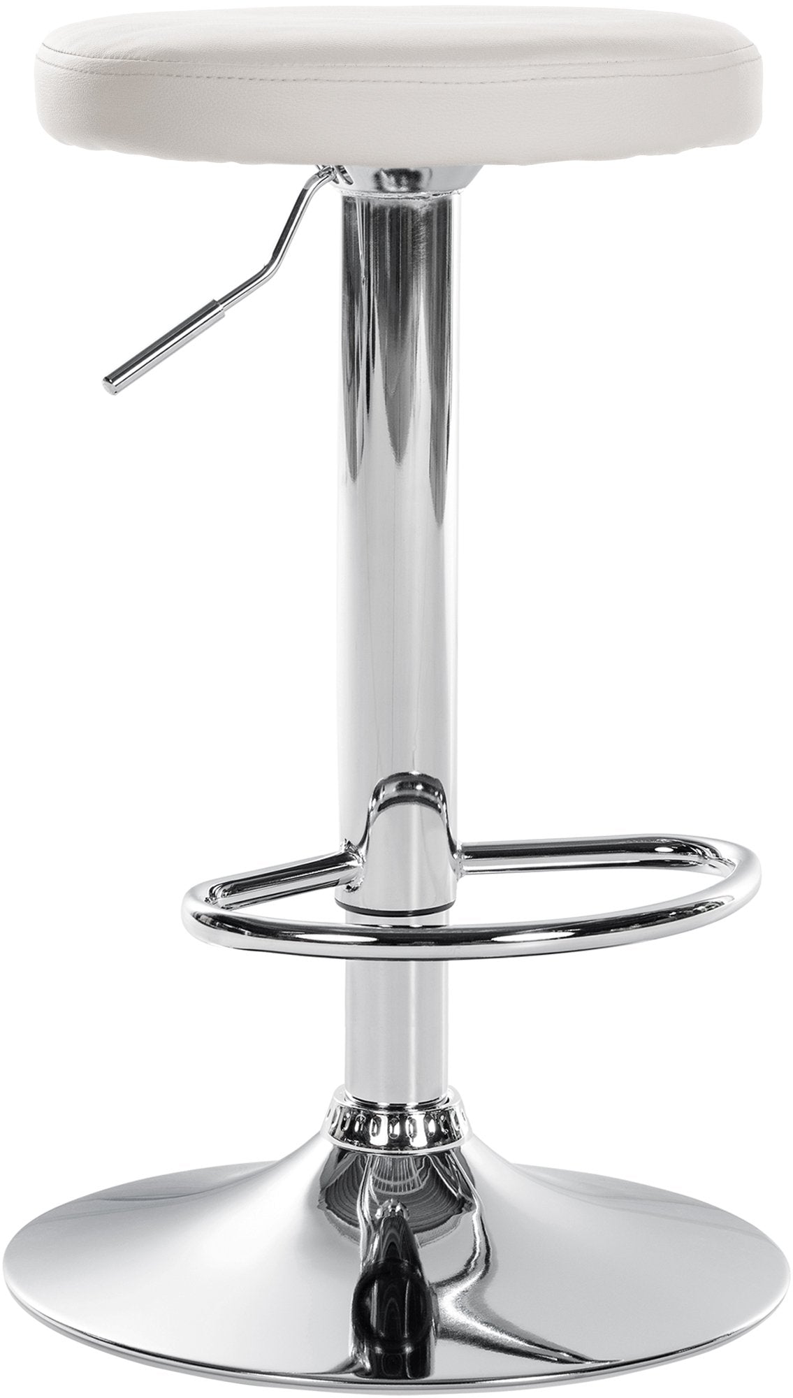 Barhocker Ponte Kunstleder chrom - wei�