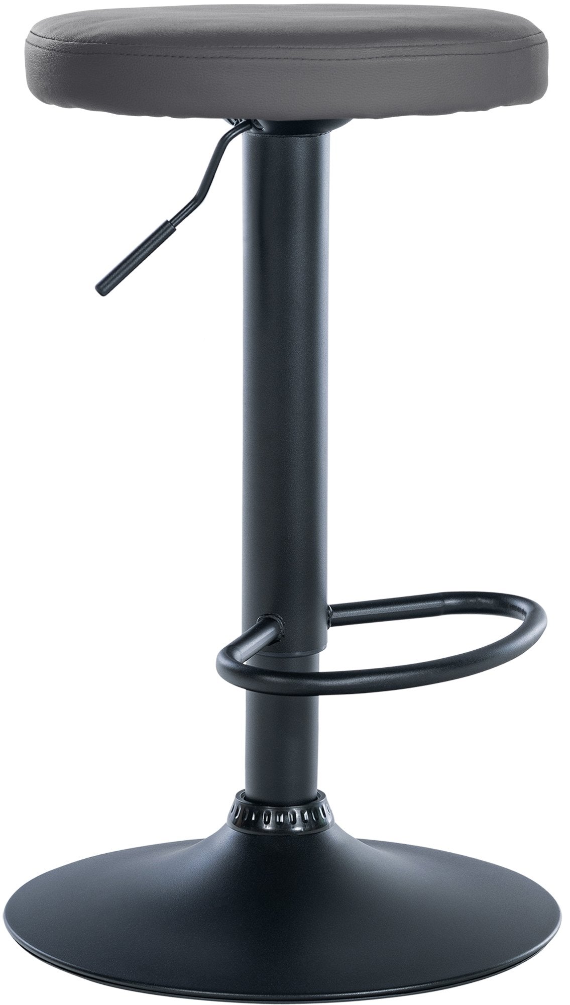 Barhocker Ponte Kunstleder schwarz - grau