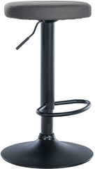Barhocker Ponte Kunstleder schwarz - grau