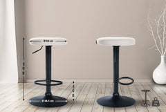 Barhocker Ponte Kunstleder schwarz - wei�