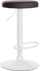 Barhocker Ponte Kunstleder wei� - braun