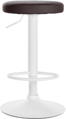 Barhocker Ponte Kunstleder wei� - braun