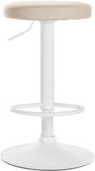 Barhocker Ponte Kunstleder wei� - creme