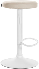 Barhocker Ponte Kunstleder wei� - creme