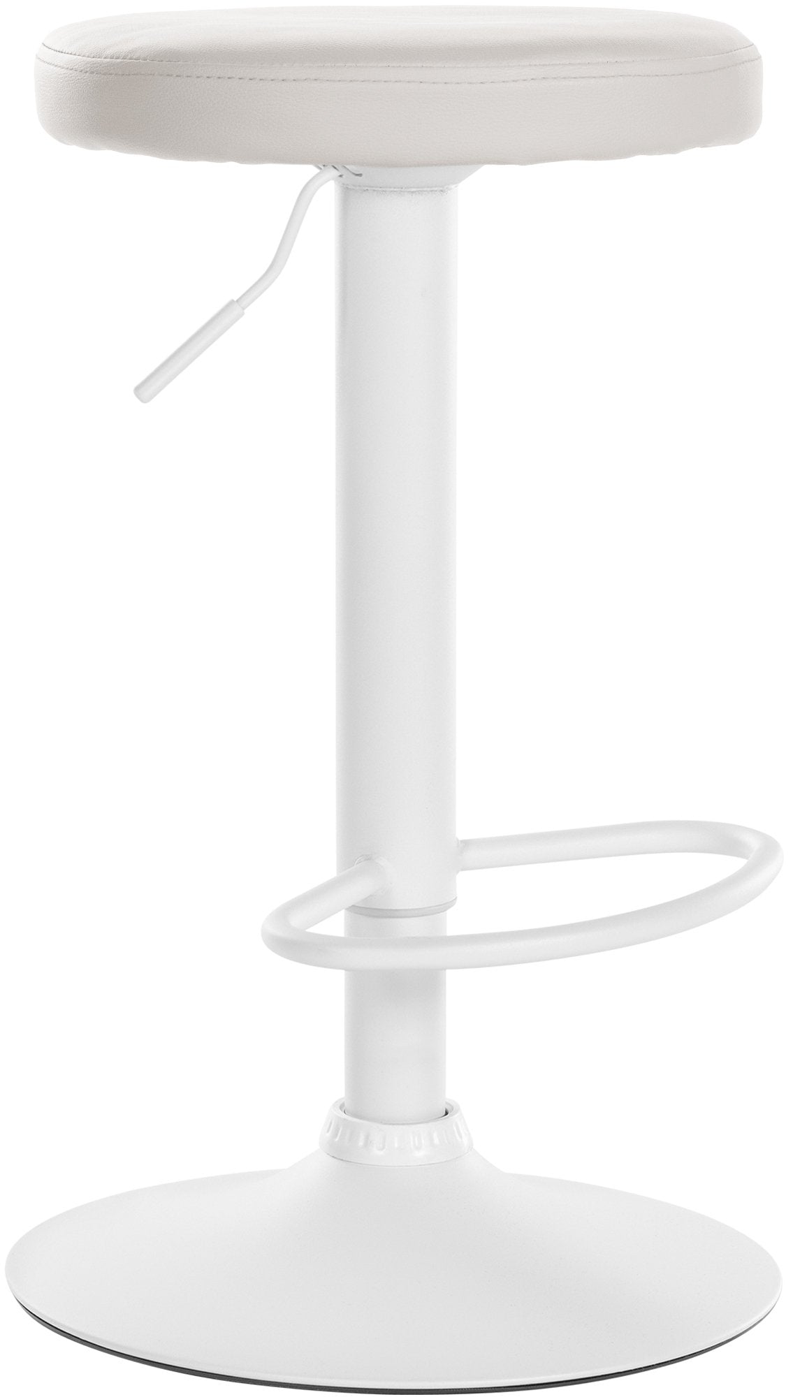 Barhocker Ponte Kunstleder wei� - wei�