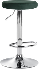 Barhocker Ponte Samt chrom - gr�n