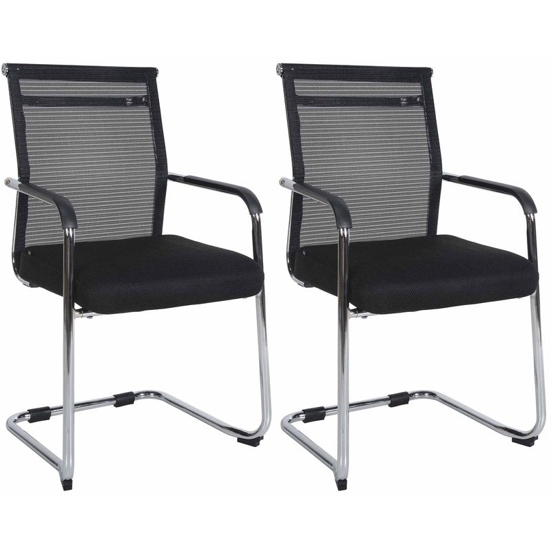 2er Set Besucherst�hle Denny - chrom