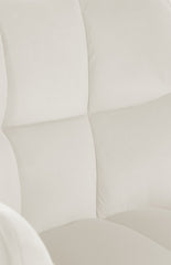 Esszimmerstuhl Swing Samt schwarz - creme