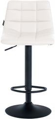 2er Set Barhocker Jerry Kunstleder schwarz - wei�
