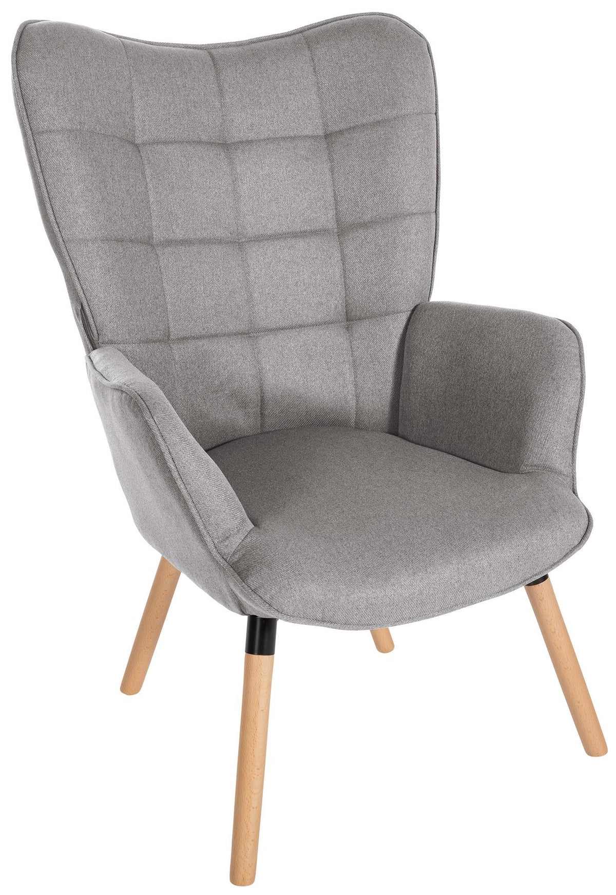 Sessel Garding Stoff - grau