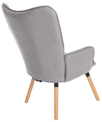Sessel Garding Stoff - grau