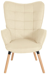 Sessel Garding Stoff - creme