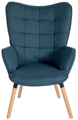 Sessel Garding Stoff - blau