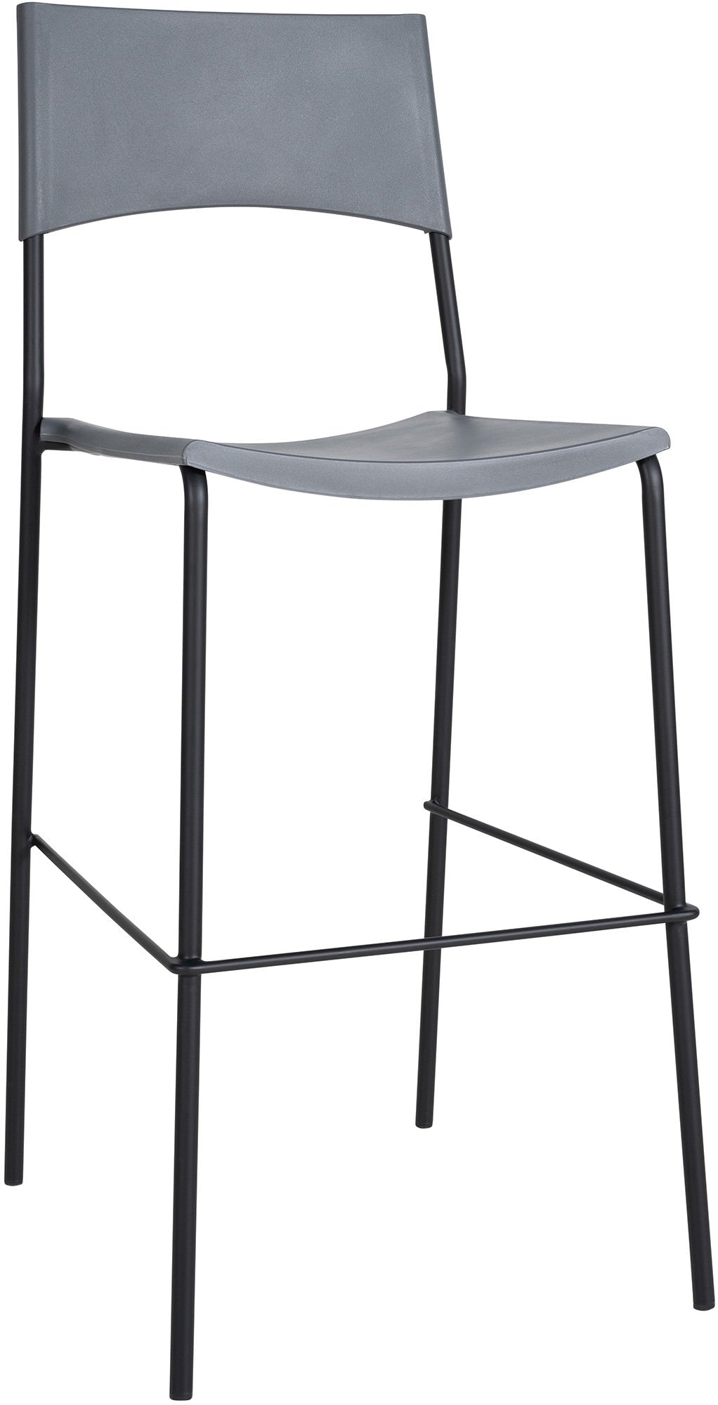 Barhocker Genua Schwarz - grau