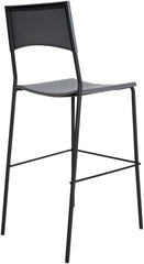 Barhocker Genua Schwarz - grau