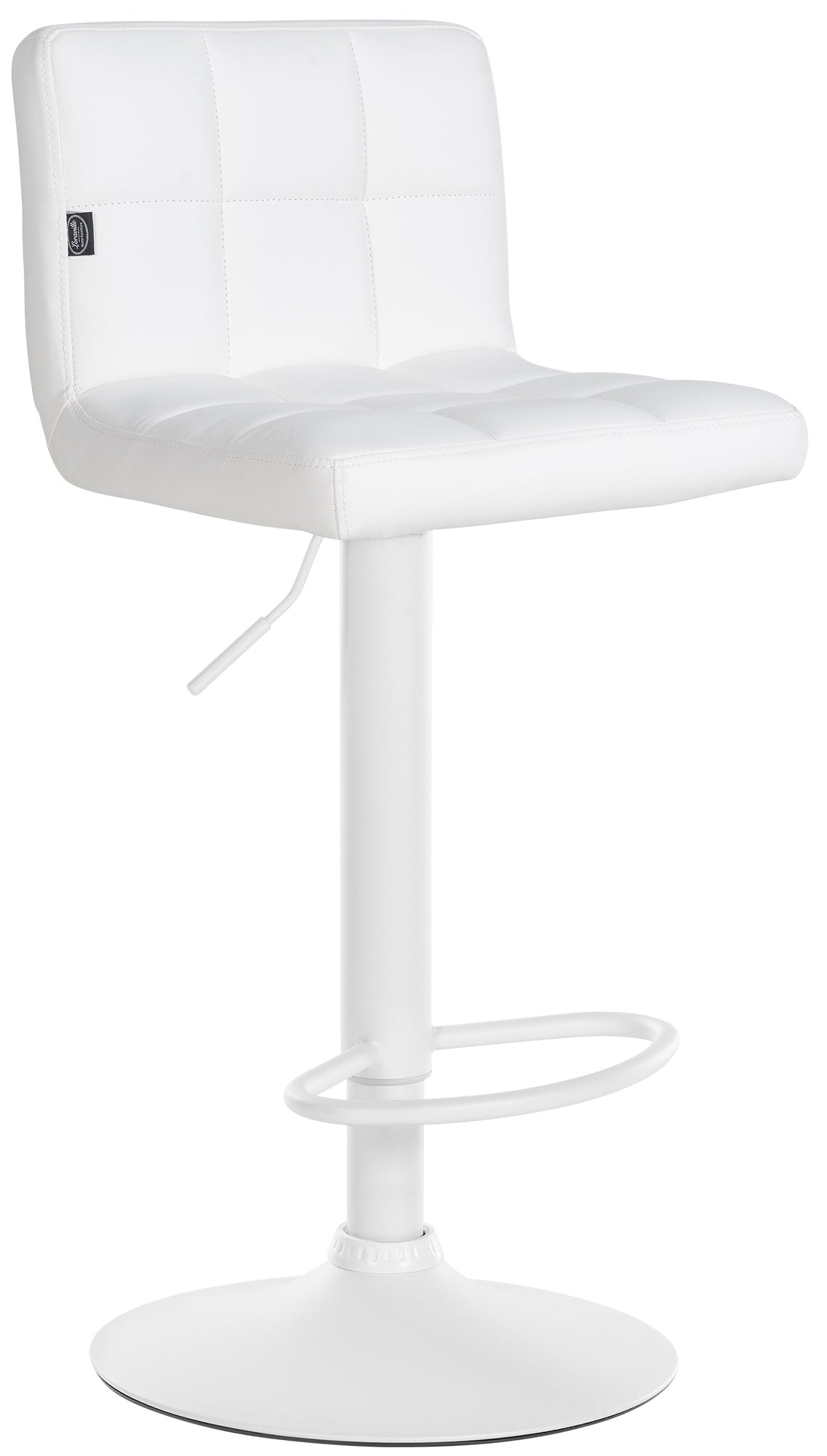 Barhocker Feni Kunstleder wei� - wei�