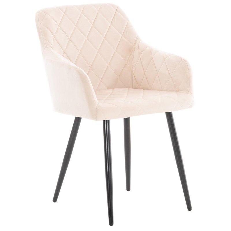 Esszimmerstuhl Shila Samt - beige