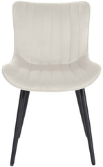 2er Set Stühle Largo Samt - creme