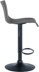 Barhocker Branford Kunststoff - grau