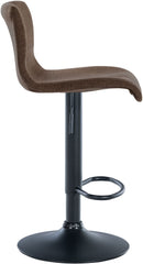 Barhocker Branford Stoff - braun
