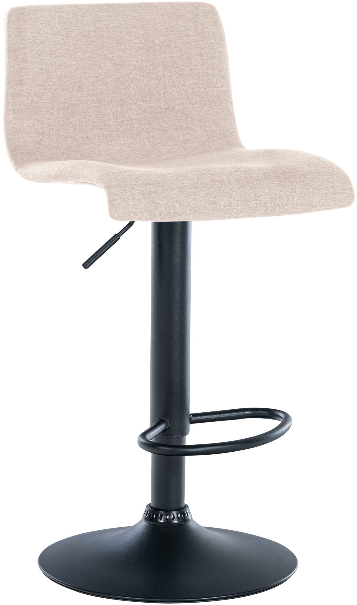 Barhocker Branford Stoff - creme