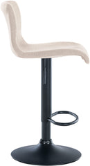 Barhocker Branford Stoff - creme