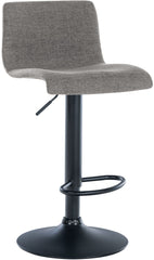 Barhocker Branford Stoff - hellgrau