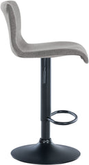 Barhocker Branford Stoff - hellgrau