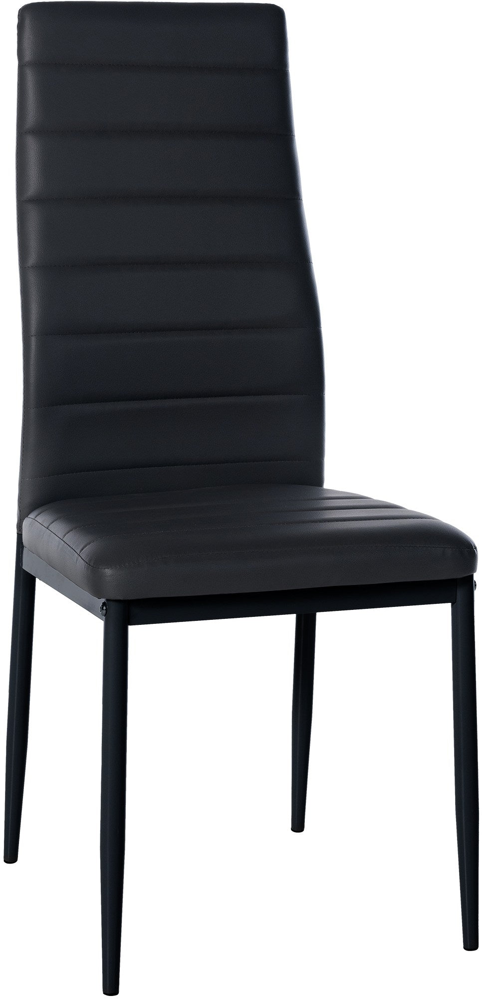 Esszimmerstuhl Mayfair Kunstleder - schwarz