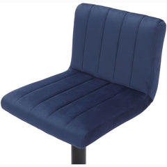 Barhocker Jamie Samt - blau