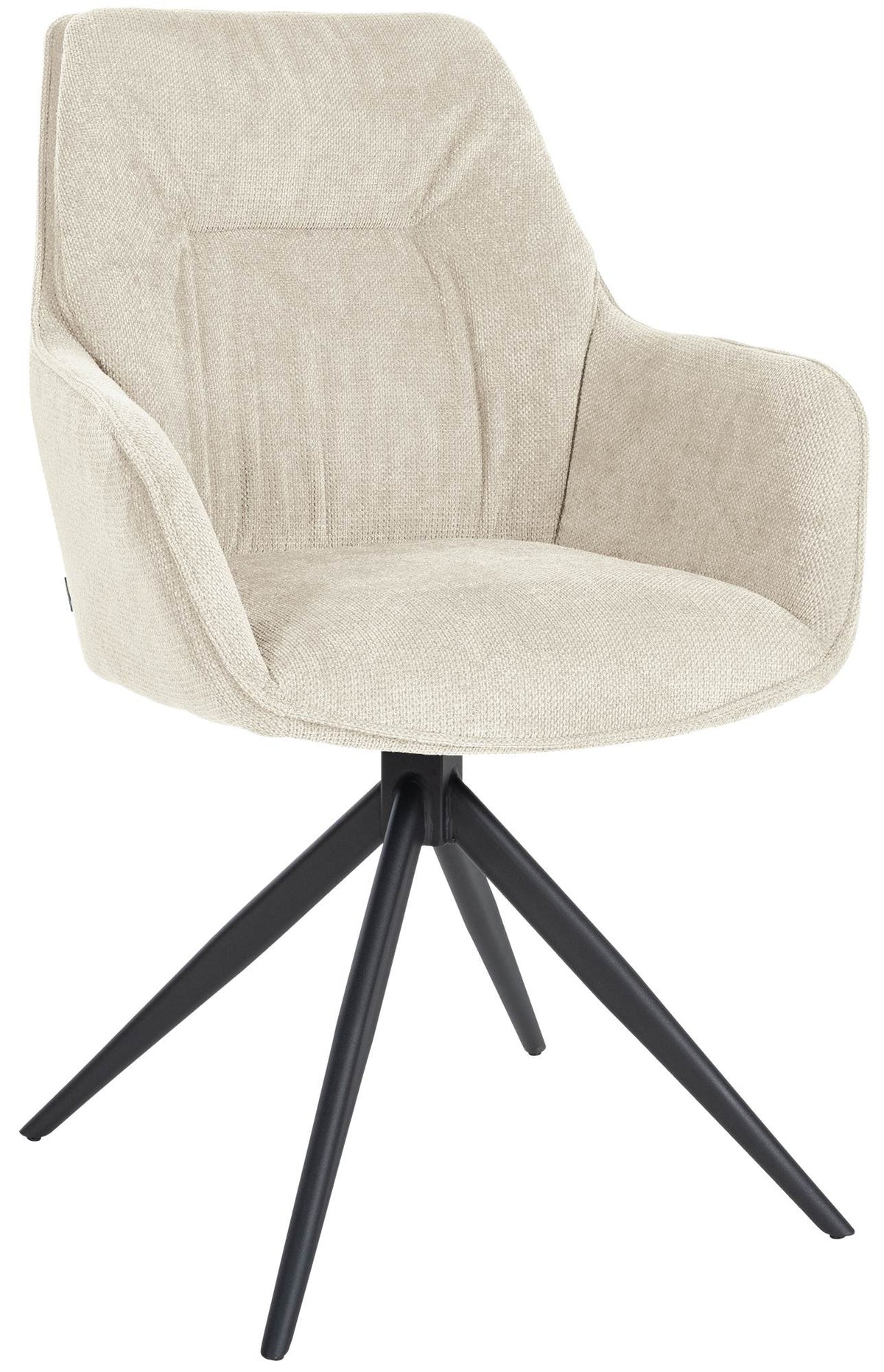Esszimmerstuhl Jules Stoff - creme