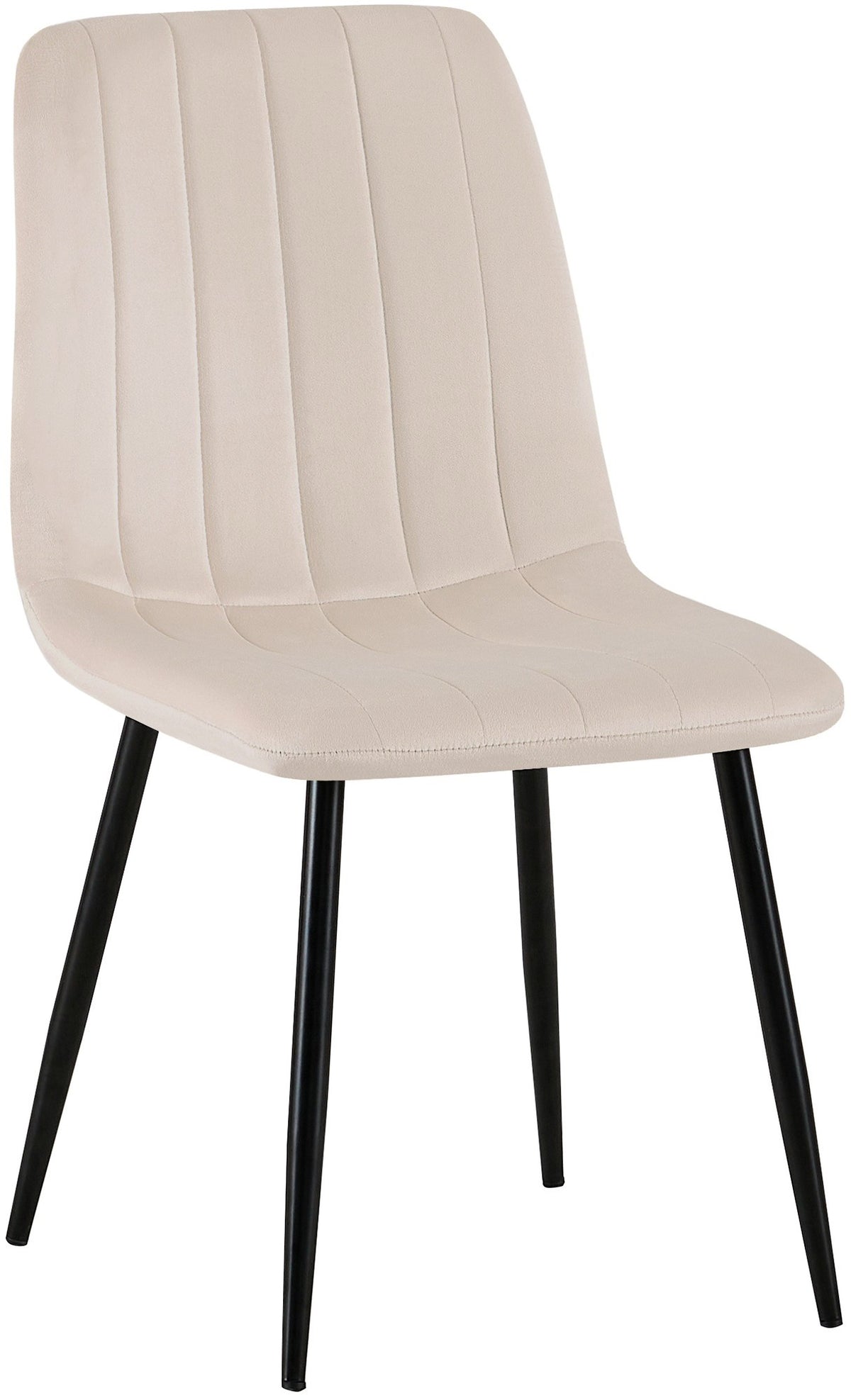 Stuhl Dijon Samt - creme