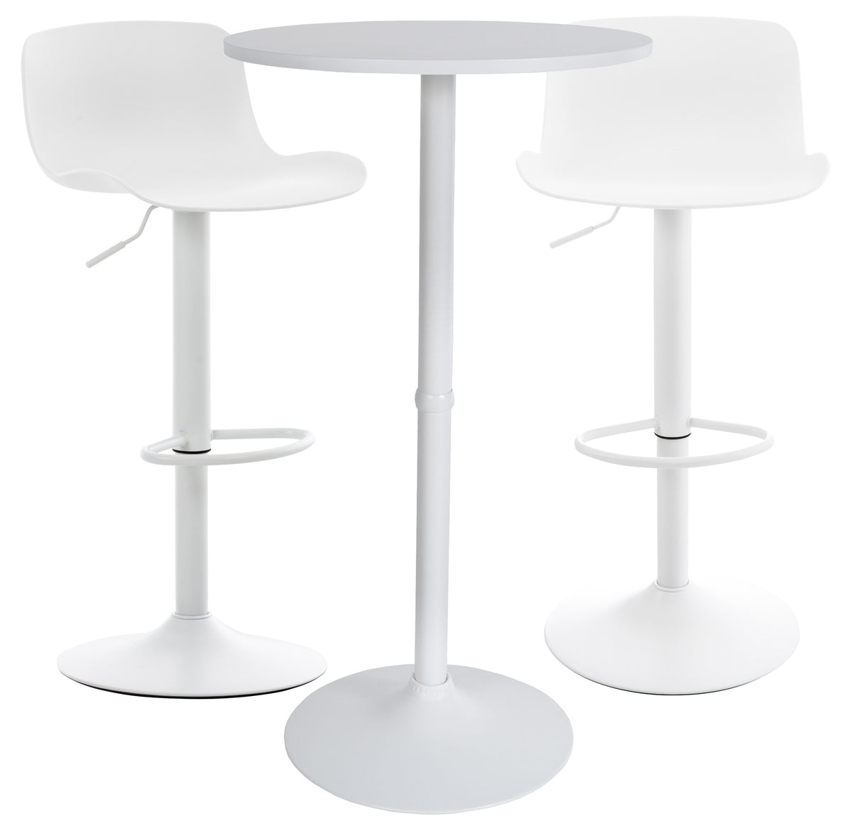 2er Bartisch Set Medora - wei�