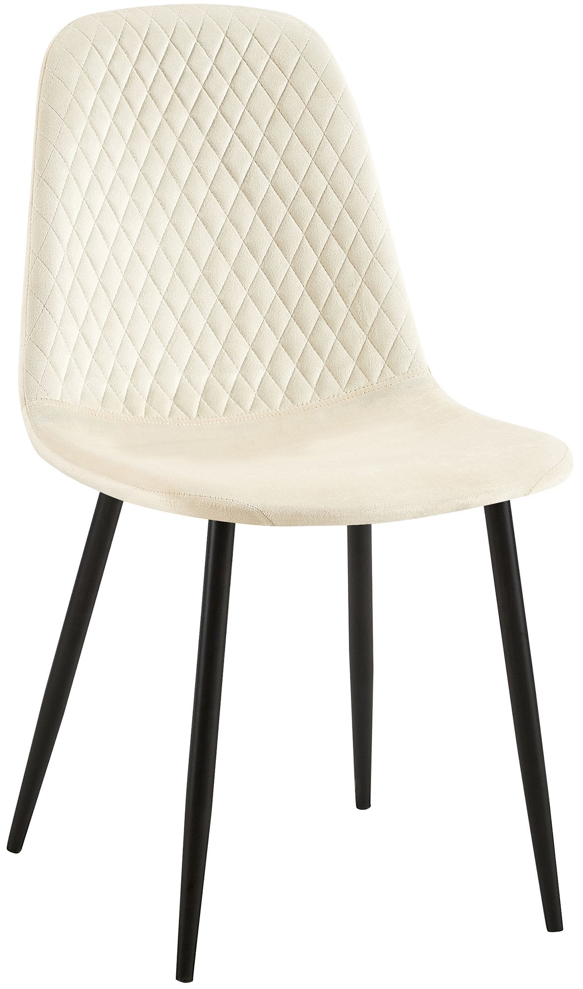 Stuhl Giverny Samt - creme