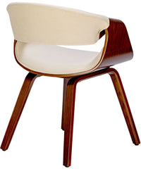 Esszimmerstuhl Foley Stoff - walnuss/creme