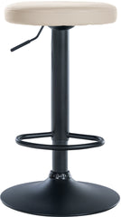 2er Set Barhocker Ponte Kunstleder schwarz - creme
