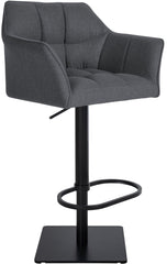 Barhocker Damaso B Filz - grau