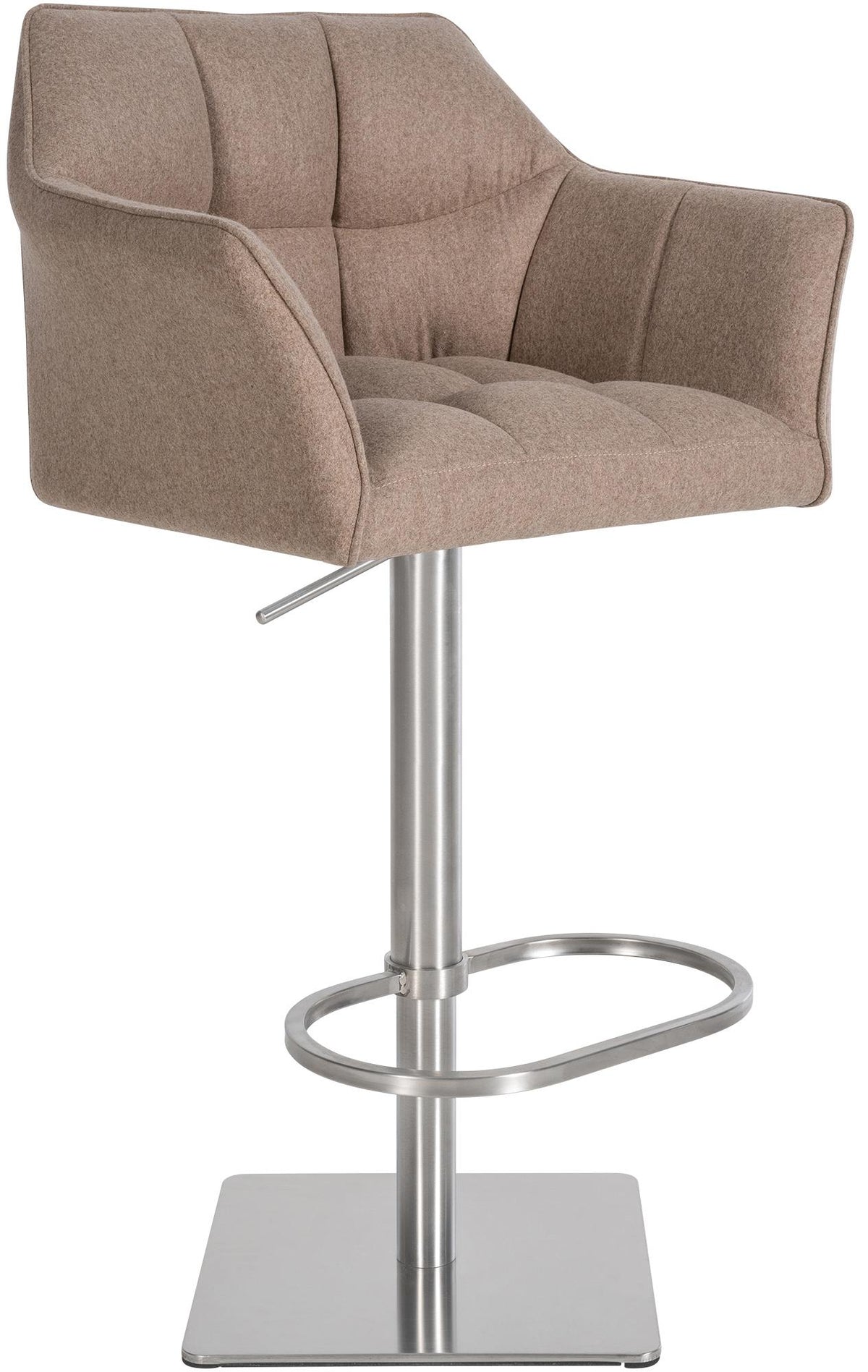 Barhocker Damaso E Filz - taupe