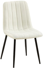Stuhl Dijon Stoff - creme