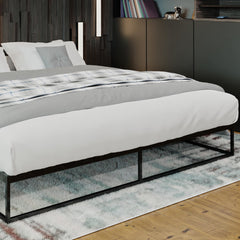 Metallbett Scala 200x200x25 cm - schwarz