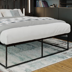 Metallbett Scala 200x180x46 cm - schwarz