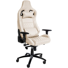 Bürostuhl Keren Echtleder - creme