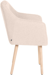 Besucherstuhl Utrecht Stoff natura - beige